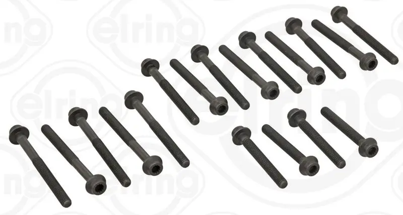 Handler.Part Bolt kit, cylinder head Elring 820106 1