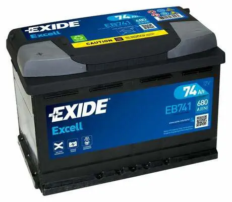 Handler.Part Starter battery EXIDE EB741 1