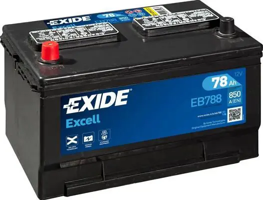 Handler.Part Starter battery EXIDE EB788 1