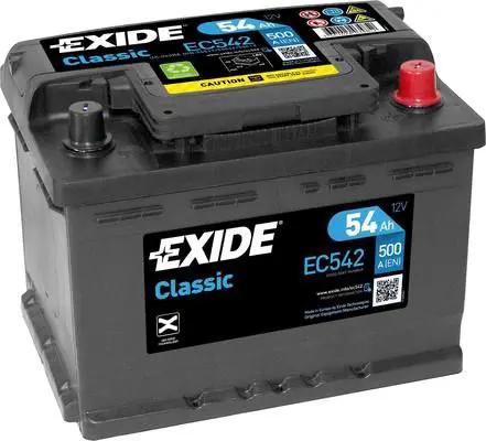 Handler.Part Starter battery EXIDE EC542 1