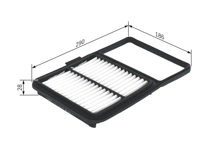 Handler.Part Air filter Bosch F026400170 5