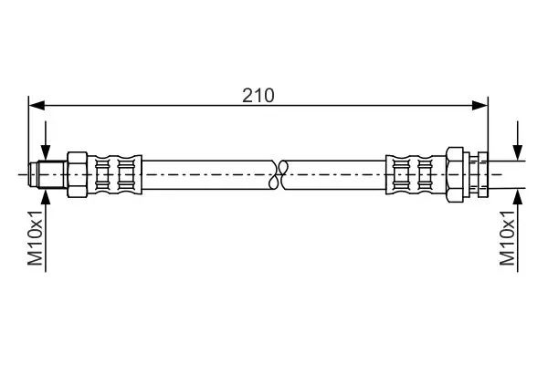 Handler.Part Brake hose Bosch 1987476877 1