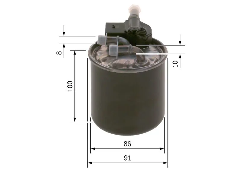 Handler.Part Fuel filter Bosch F026402837 5