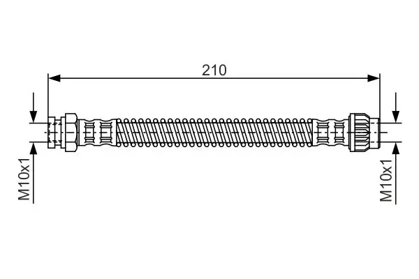 Handler.Part Brake hose Bosch 1987476867 1