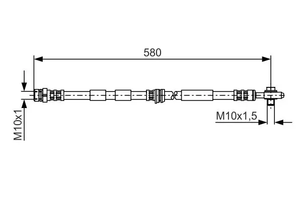 Handler.Part Brake hose Bosch 1987476849 1