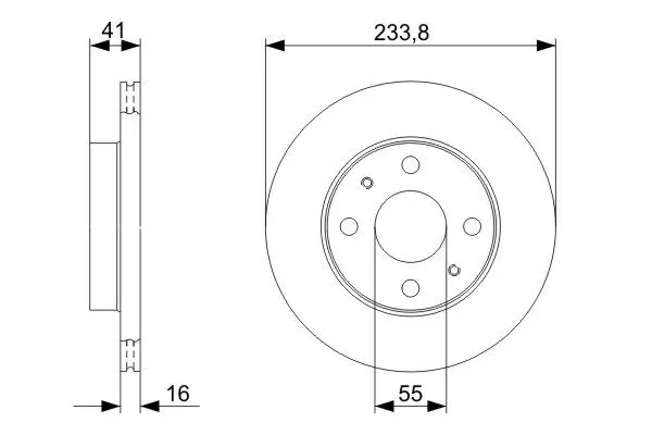 Handler.Part Brake disc Bosch 0986479352 1