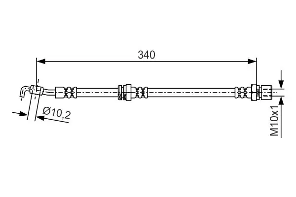 Handler.Part Brake hose Bosch 1987481551 5