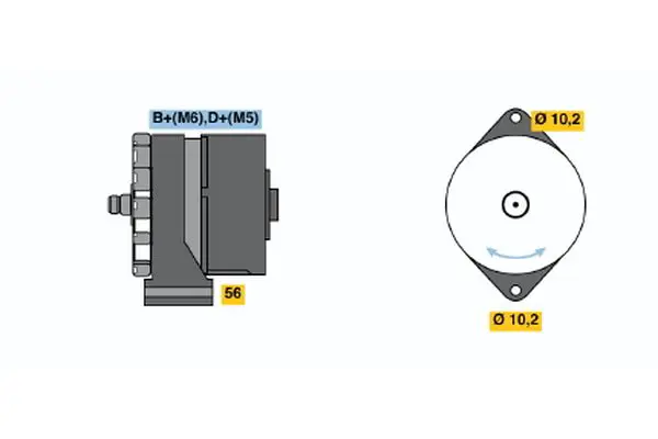 Handler.Part V-ribbed belts Bosch 1987947098 7