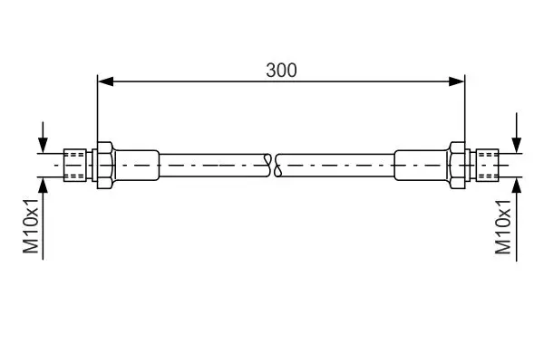 Handler.Part Brake hose Bosch 1987476286 1