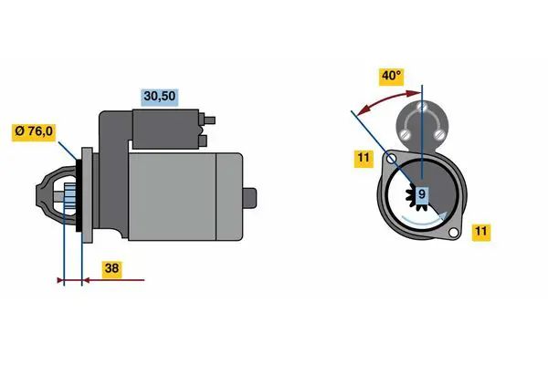 Handler.Part Hydraulic pump, steering system Bosch KS01000613 4