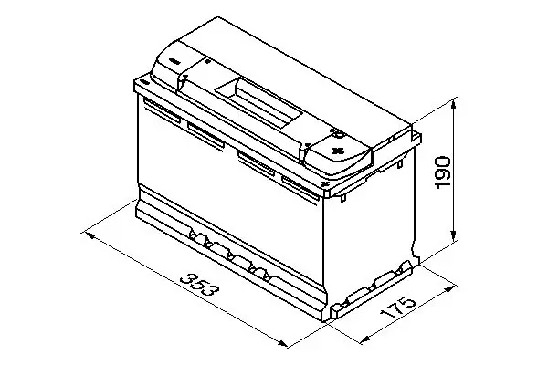 Handler.Part Starter battery Bosch 0092S50130 6