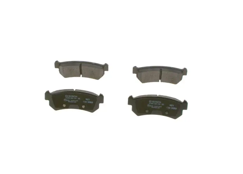 Handler.Part Brake pad set, disc brake Bosch 0986494133 1