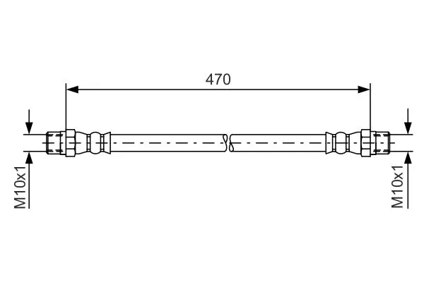 Handler.Part Brake hose Bosch 1987476392 1