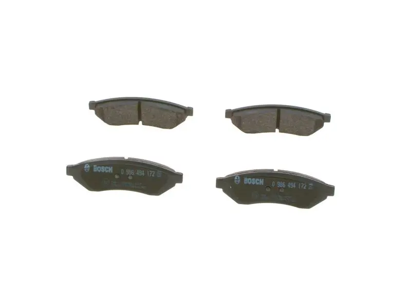 Handler.Part Brake pad set, disc brake Bosch 0986494172 1