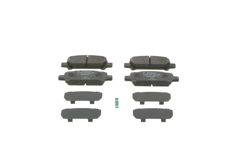 Handler.Part Brake pad set, disc brake Bosch 0986494445 1