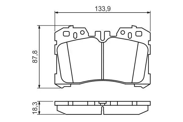 Handler.Part Brake pad set, disc brake Bosch 0986494423 5