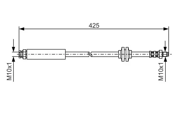 Handler.Part Brake hose Bosch 1987476451 1