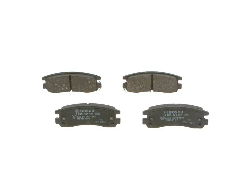 Handler.Part Brake pad set, disc brake Bosch 0986424467 1