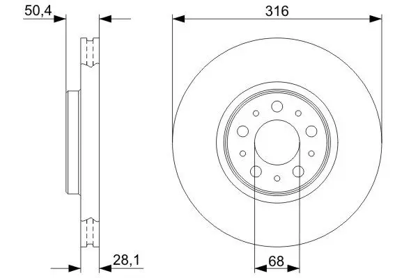 Handler.Part Brake pad set, disc brake Bosch 0986494745 3