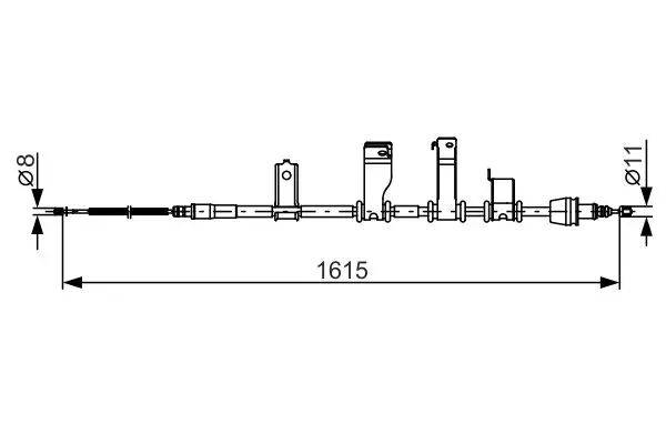 Handler.Part Brake shoe set Bosch 0986487697 2