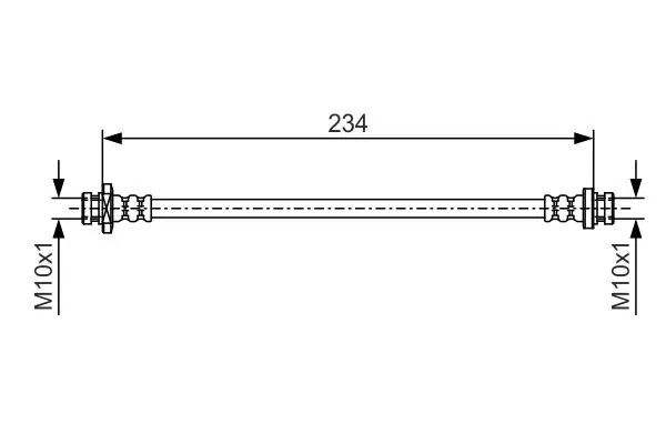 Handler.Part Brake hose Bosch 1987481079 1