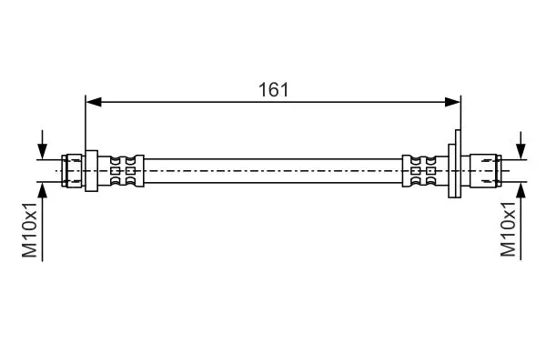 Handler.Part Brake Hose Bosch 1987481A20 5