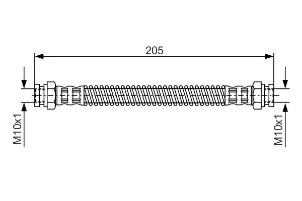 Handler.Part Brake hose Bosch 1987476686 1