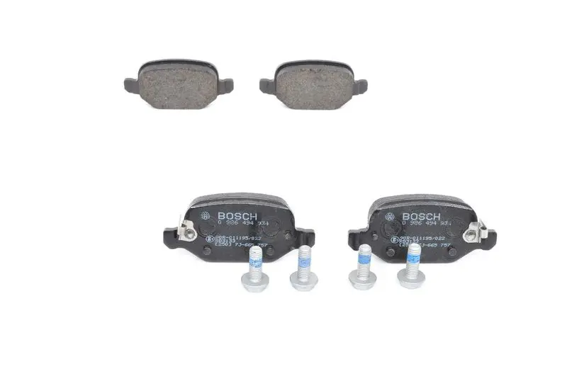 Handler.Part Brake pad set, disc brake Bosch 0986494934 1