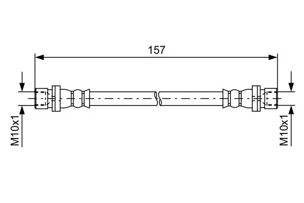 Handler.Part Brake hose Bosch 1987481642 1