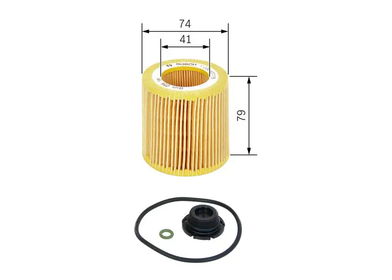 Handler.Part Oil filter Bosch F026407175 5