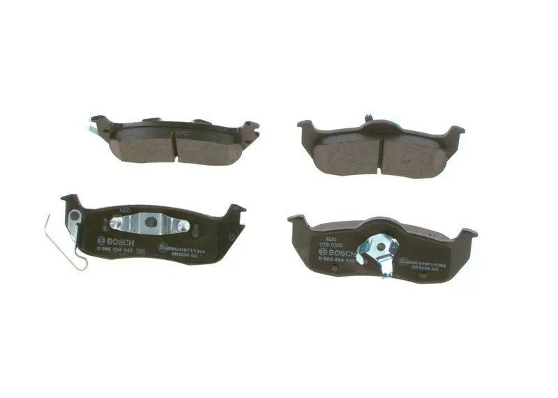 Handler.Part Brake pad set, disc brake Bosch 0986494142 1