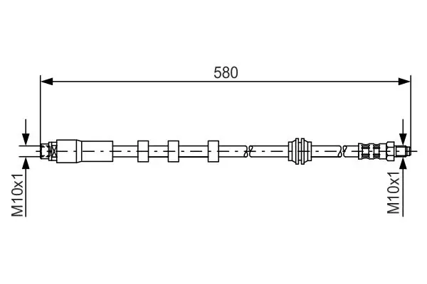 Handler.Part Brake hose Bosch 1987476093 1