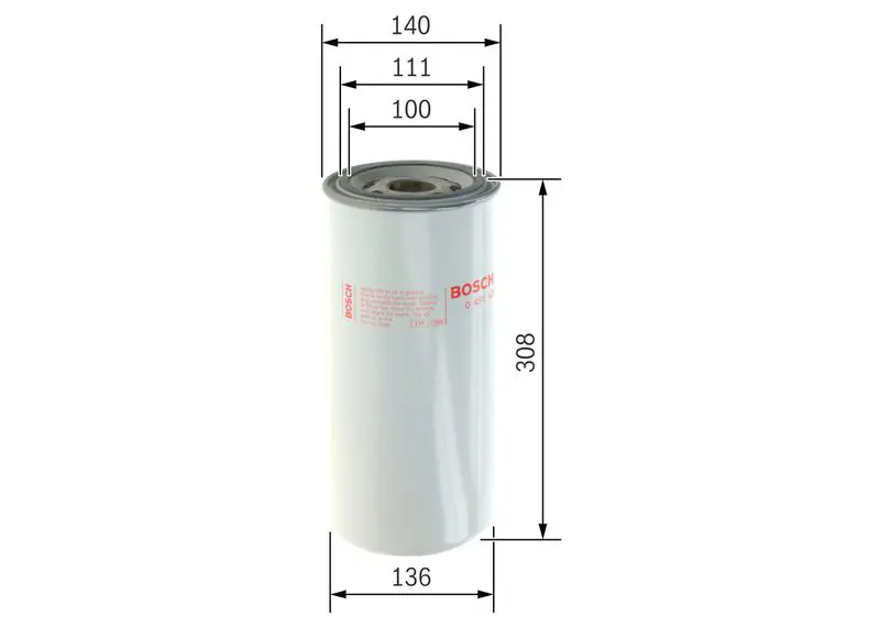 Handler.Part Oil filter Bosch 0451403208 1