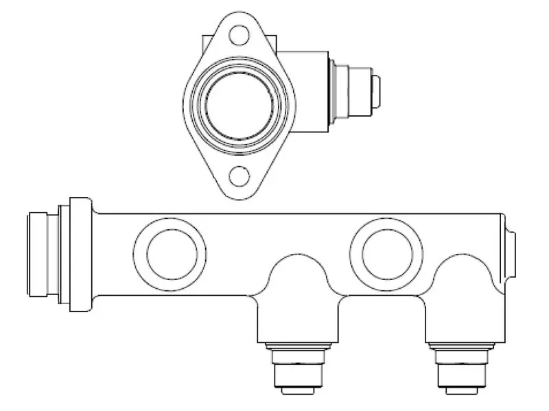 Handler.Part Brake master cylinder Bosch F026003001 5