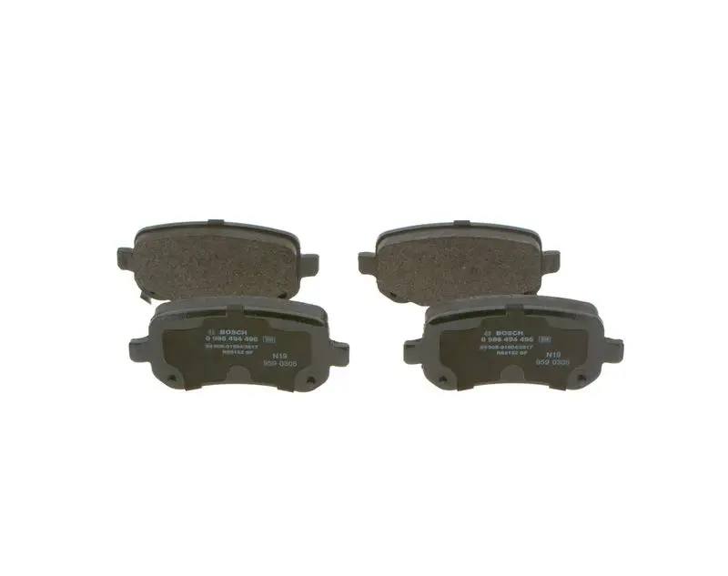 Handler.Part Brake pad set, disc brake Bosch 0986494496 3