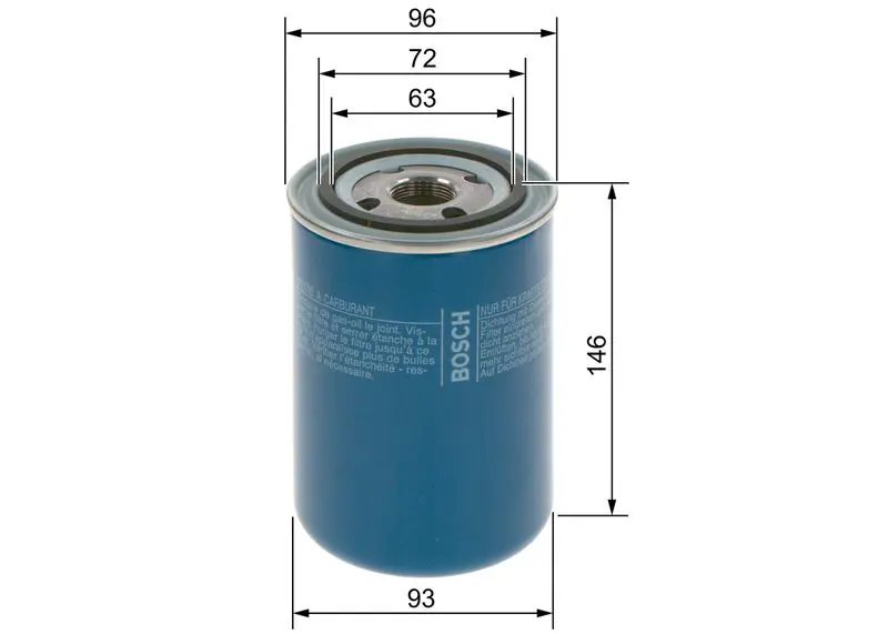 Handler.Part Fuel filter Bosch 1457434407 5