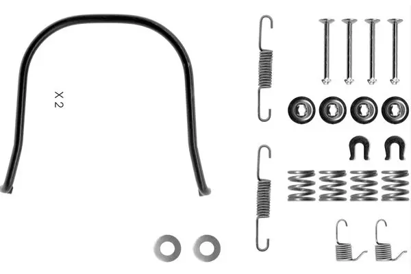 Handler.Part Accessory kit, brake shoes Bosch 1987475185 1