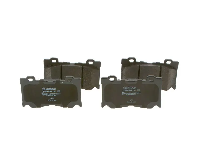 Handler.Part Brake pad set, disc brake Bosch 0986494707 1