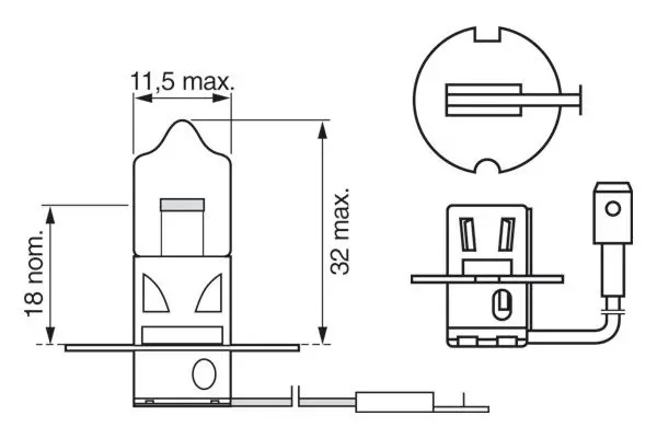 Handler.Part Bulb, headlight Bosch 1987302431 5