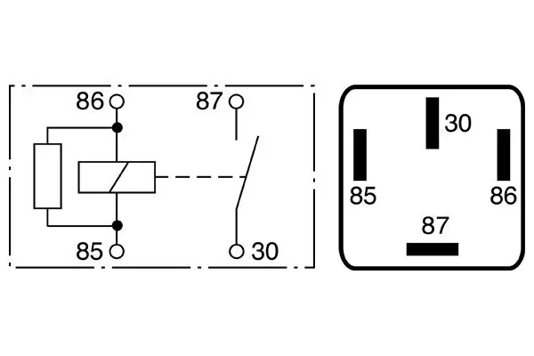 Handler.Part Relay, main current Bosch 0986332040 6