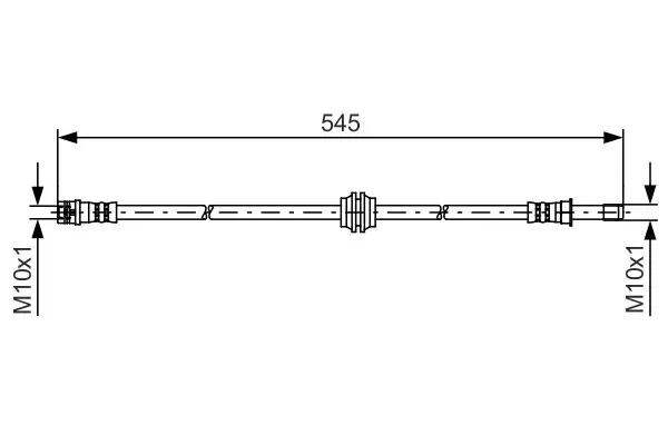 Handler.Part Brake hose Bosch 1987481454 1