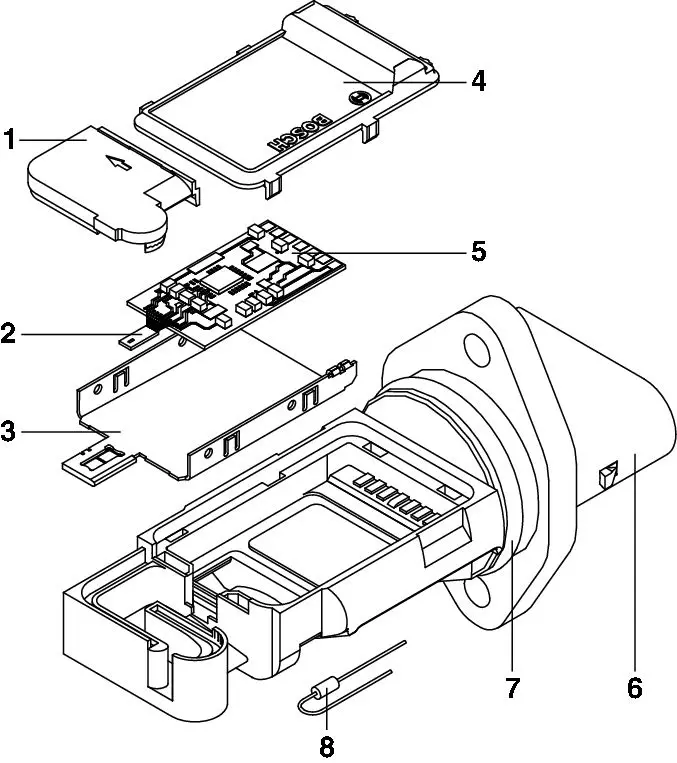 Handler.Part Air mass sensor Bosch 0280218113 8