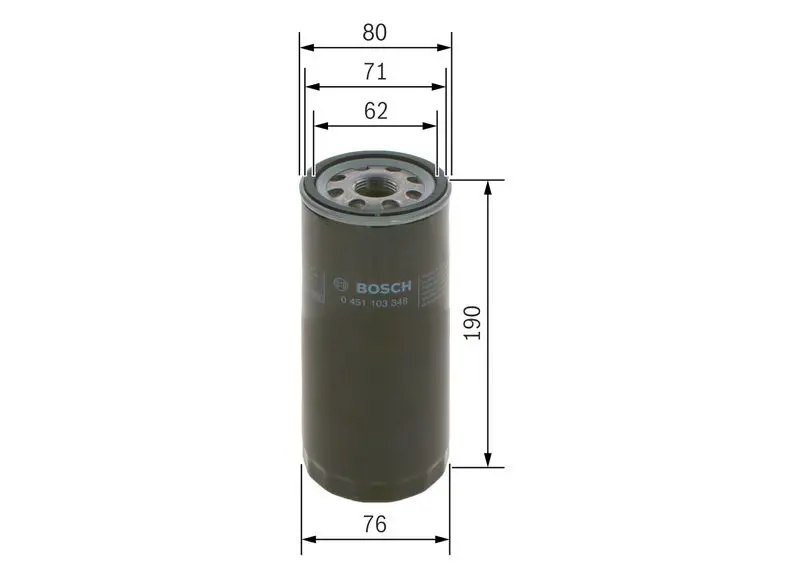 Handler.Part Oil filter Bosch 0451103348 5