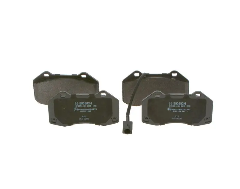 Handler.Part Brake pad set, disc brake Bosch 0986494228 1