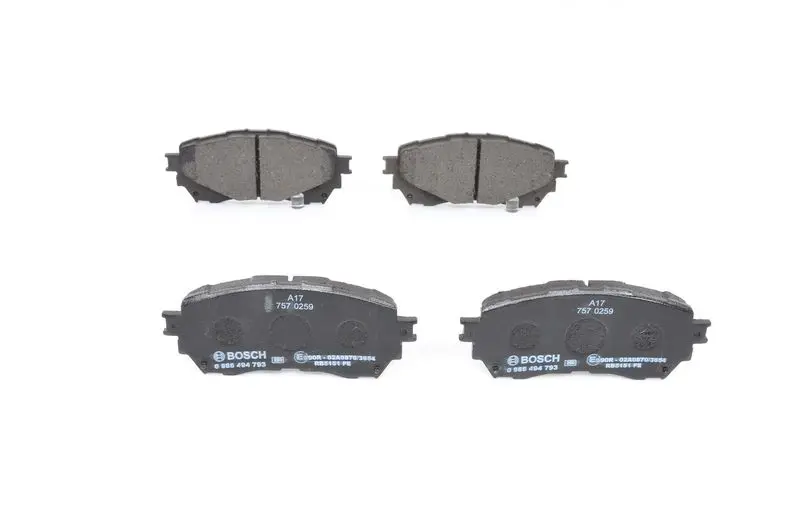 Handler.Part Brake pad set, disc brake Bosch 0986494793 3