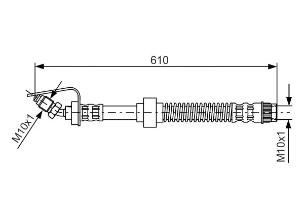 Handler.Part Brake hose Bosch 1987476907 5