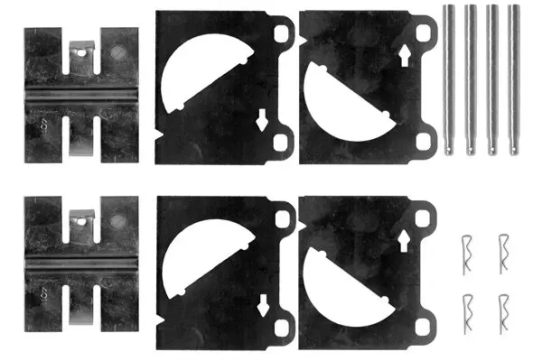 Handler.Part Accessory kit, disc brake pads Bosch 1987474009 1