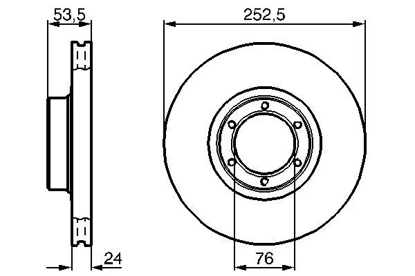 Handler.Part Brake disc Bosch 0986478113 5