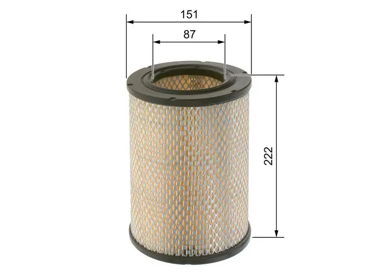 Handler.Part Air filter Bosch 1457429056 5