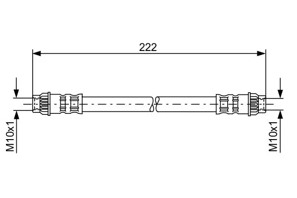 Handler.Part Brake hose Bosch 1987476914 5